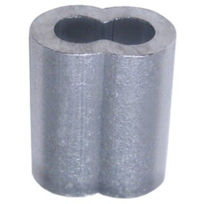 砂時計米国のタイプを投げるひだが付くワイヤー ロープのアルミニウム フェルールAluminiuml
