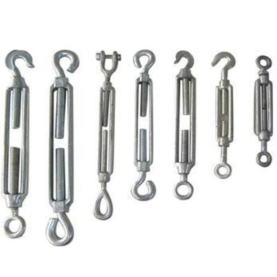 ヨーロッパのタイプ調節可能な回転バックルはターンバックルの炭素鋼M20に電流を通した